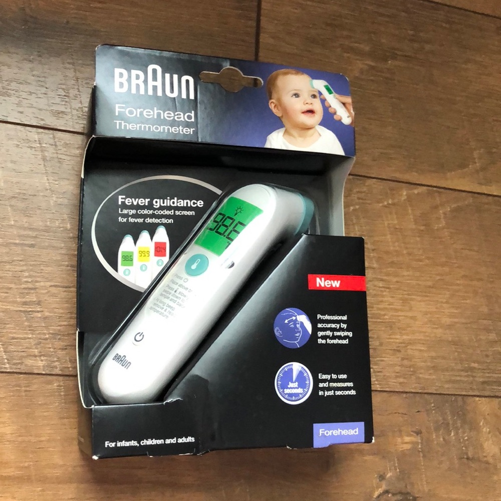 Braun forehead thermometer
